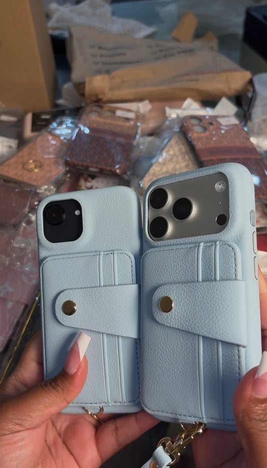 Icy wallet phone case