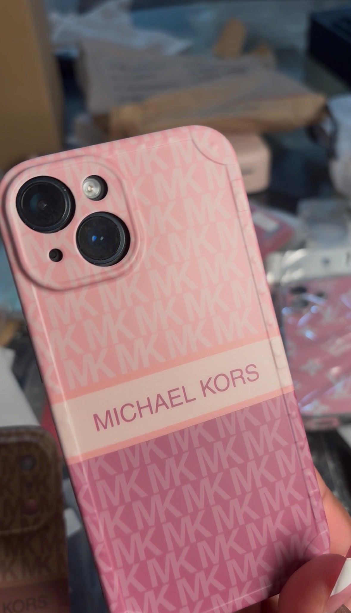 Pinkish MKAY phone case