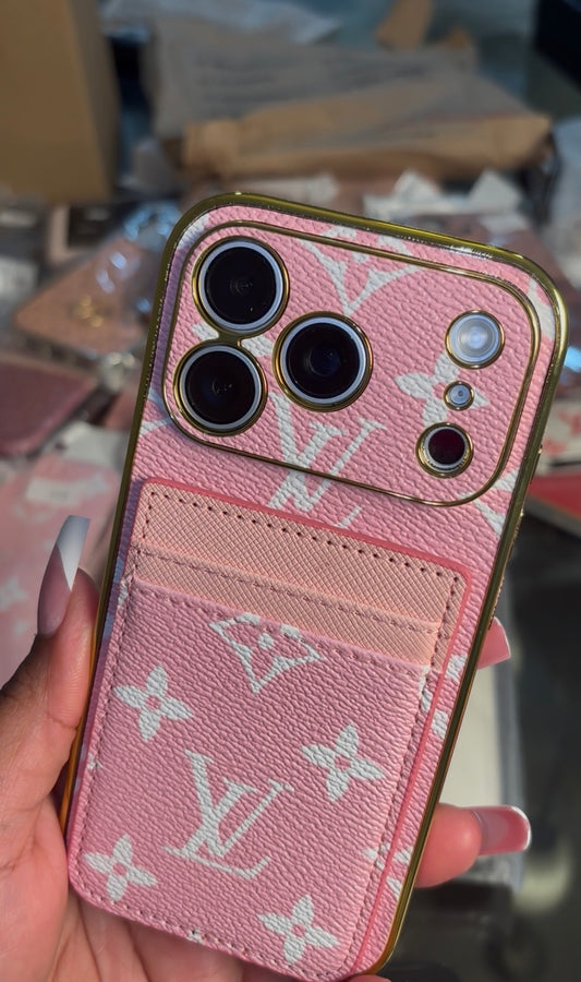 PinkaaLV card holder case
